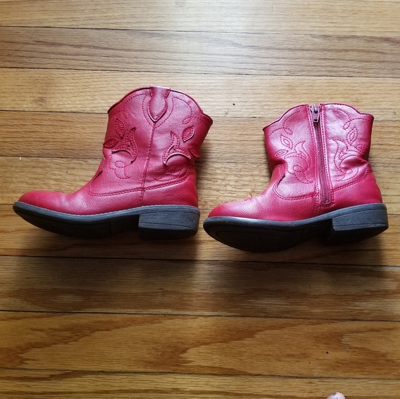Cat & Jack Other - Cat & Jack Red Cowgirl Boots
